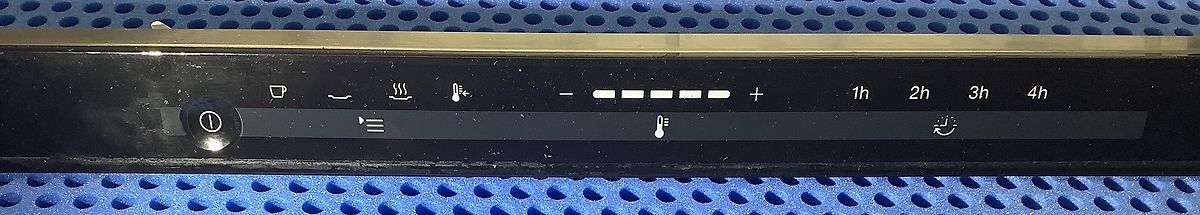 Bedienfeld eines Elektrogeräts