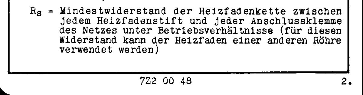 Textausschnitt aus einem technischen Dokument