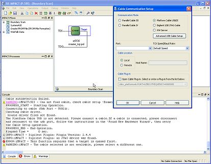 Fehlermeldung in der ISE IMPACT Software