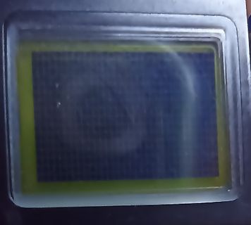 Nahaufnahme eines Displays oder Bildschirms