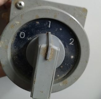 Drehschalter mit Zahlenbeschriftung