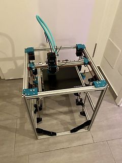 Aufbau eines 3D-Druckers aus Aluminiumprofilen