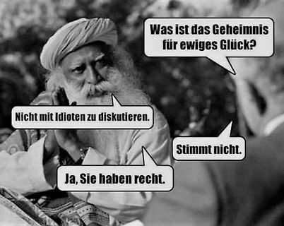 Meme mit einem weisen Mann