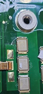 Makroaufnahme einer Leiterplatte mit SMD-Bauteilen