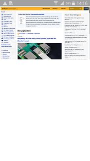 Screenshot des Mikrocontroller.net Forums