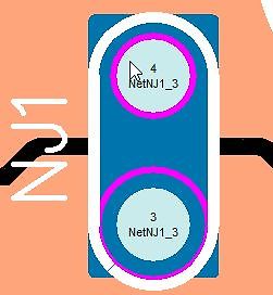Ausschnitt eines Schaltplans mit Netzknoten