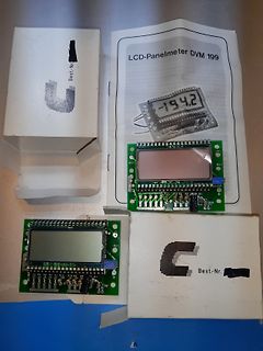 LCD-Panelmeter und Verpackung