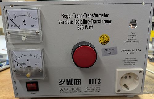 Müter Regel-Trenn-Transformator RTT 3