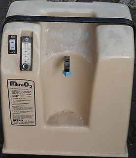 Mini O2 Gerät mit Schalter und Anzeige