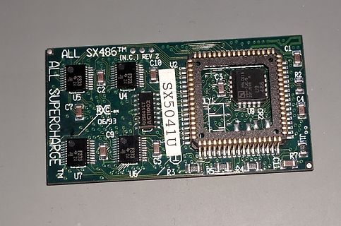 Bestückte Leiterplatte mit SX486 CPU