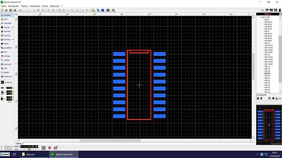 PCB-Layout Entwurf in Sprint-Layout 6.0