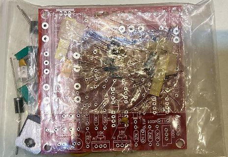 Leiterplatte in Plastikverpackung