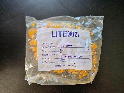 Beutel mit Lite-On LEDs