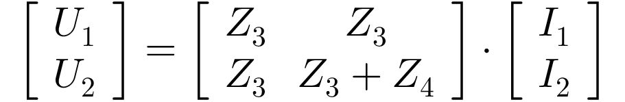 Mathematische Matrixgleichung