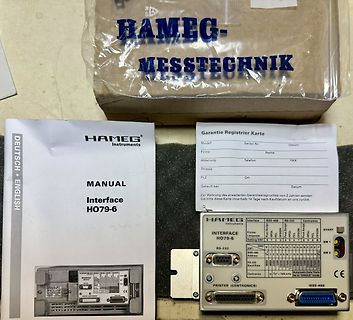 Hameg Interface HO79-6 mit Anleitung und Garantiekarte