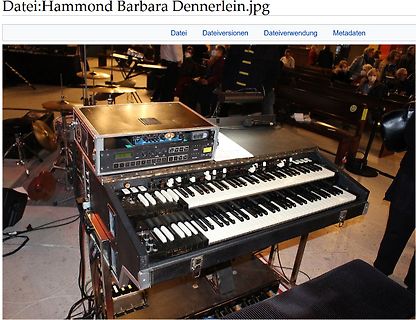 Hammond Orgel mit Verstärker