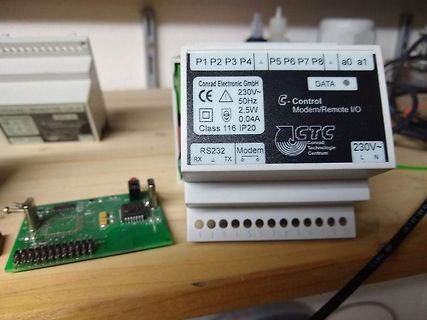 Conrad Electronic Modem/Remote I/O und Leiterplatte
