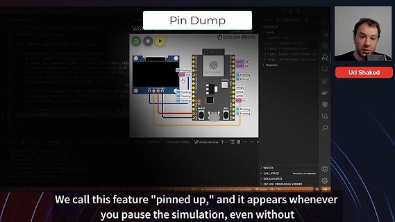 Wokwi Simulator mit ESP32 und Code-Editor