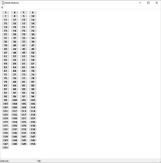 Tabelle mit Zahlenwerten und Eingabefeld