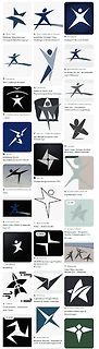 Collage aus verschiedenen Logos