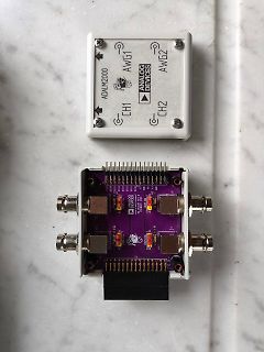 Analog Devices AWG1 AWG2 Modul und Leiterplatte