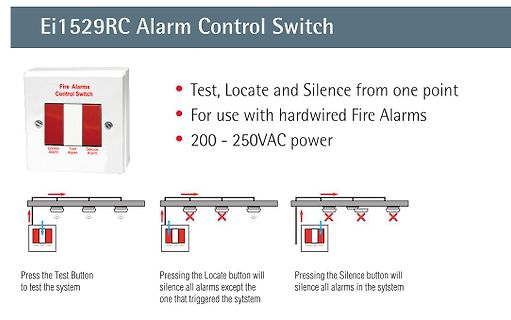 Produktpräsentation Ei1529RC Alarm Control Switch