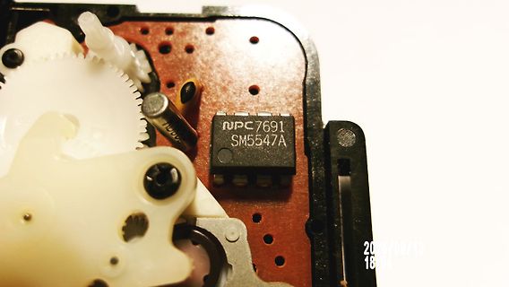 Innere Mechanik und integrierter Schaltkreis eines Geräts