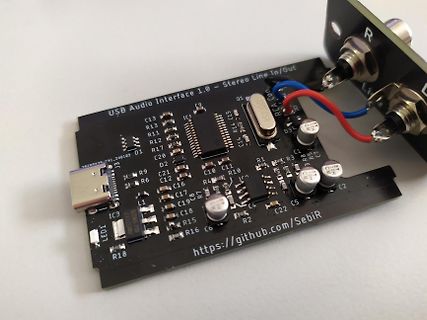 USB Audio Interface Leiterplatte mit RCA-Anschlüssen