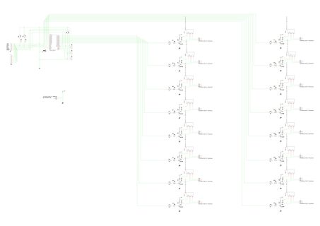 Schaltplan mit Mikrocontroller und mehreren Transistoren
