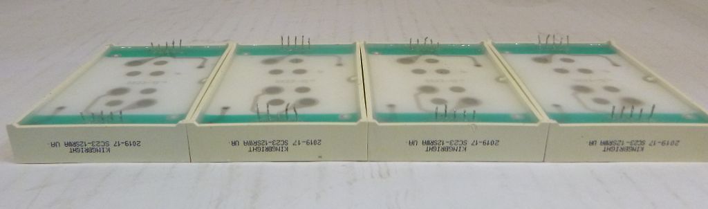 Vier Kingbright LED-Module