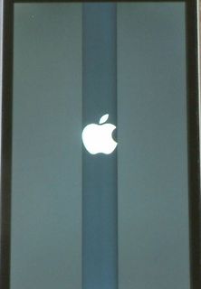 Apple Logo auf Display