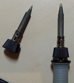 Lötspitzen eines Lötkolbens