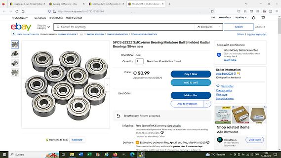 eBay-Angebot für Kugellager