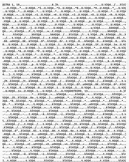 Textur aus Sonderzeichen und Symbolen