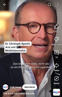 Video-Screenshot von Dr. Christoph Specht