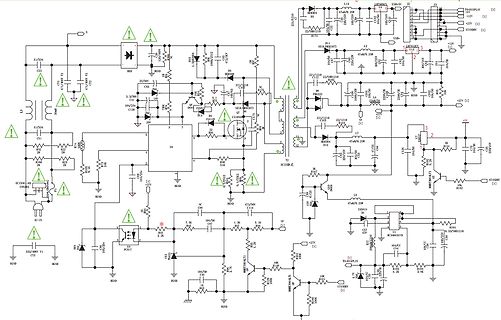 Schaltplan einer elektronischen Schaltung
