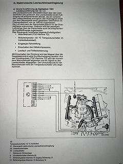 Technische Dokumentation zur elektronischen Leerlaufdrehzahlregelung