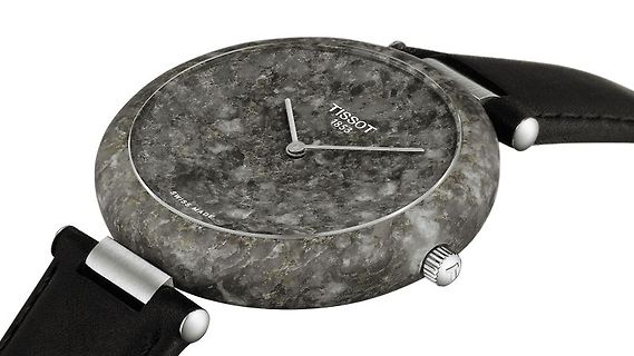 Tissot Armbanduhr mit Marmor-Zifferblatt