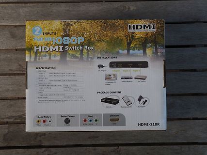Verpackung eines HDMI Switch Box
