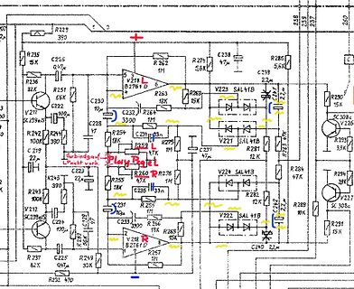 Schaltplan einer elektronischen Schaltung