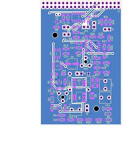 Leiterplatten-Layout einer Platine