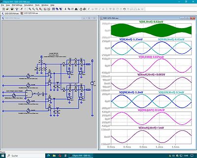 LTspice Schaltplan und Wellenform-Simulation
