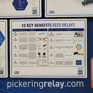 Werbebroschüre für Pickering Reed Relays