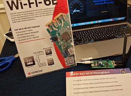 Espressif Wi-Fi 6E SoC Broschüre und ESP32-E22 Modul