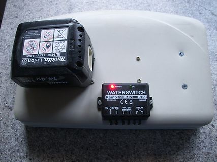 Makita Akku und Kemo Germany Wassersensor-Modul