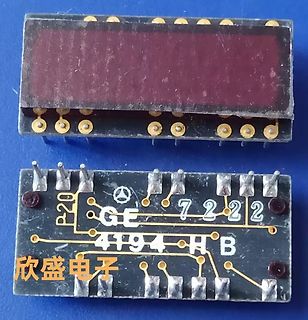 Rückseite eines LCD-Displays mit GE-Logo
