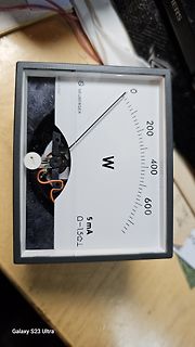 Analoges Amperemeter von Neuberger