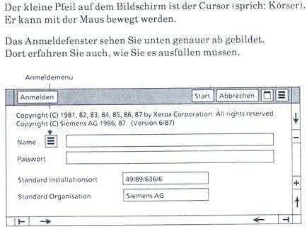 Anmeldefenster einer Siemens Software