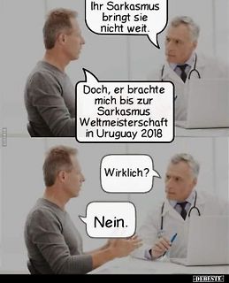 Meme mit Arzt und Patient