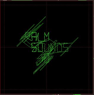 Logo mit Text Palm Sounds